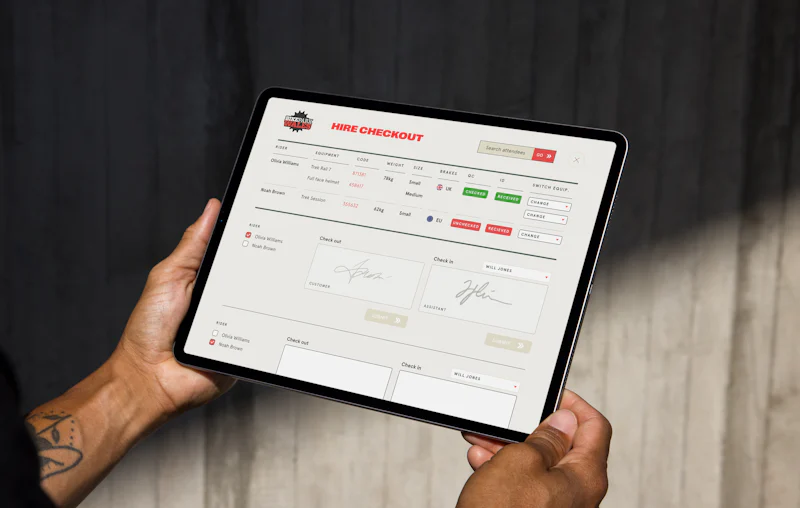Arrival & Hire Check-in System